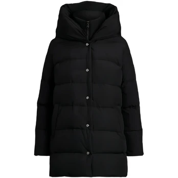 Pūkinė striukė moterims, Juoda, Dvt dwn vste-insulated-coat