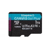 KINGSTON microSDXC Canvas Go Plus 1TB kaina