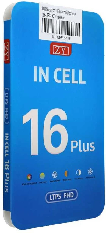 „iPhone 16 Plus“ ekranas su juodu jutikliniu ekranu (ZY-LTPS) IC perkeliamas