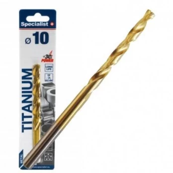 Metalinis grąžtas Specialist+ Titan, 10 mm