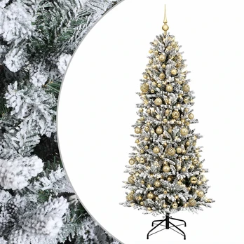 Dirbtinė kalėdinė eglutė su rutuliuku 180 cm 300 LED
