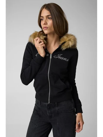 Guess Jeans Džemperis 184164 Juoda Classic Fit