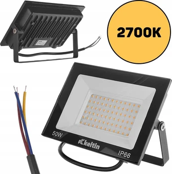 KELTIN prožektorius 50 W LED prožektorius – šiltai balta spalva 2700 K (50)