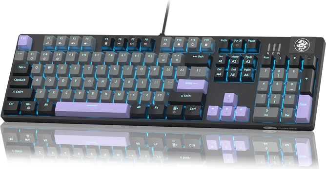 Magegee MK-STORM Twilight Purple, Blue Lighting, Red Switch, US