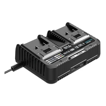 Dvigubas įkroviklis Dedra DED7038V, 18V