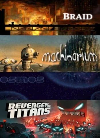 Braid, Machinarium, Osmos, Revenge of The Titans PC