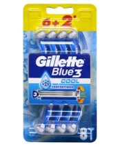 Skustuvas Gillette blue3 cool, 8 vnt kaina