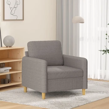 Sofa Krėslas, taupe spalvos, 60cm, audinys