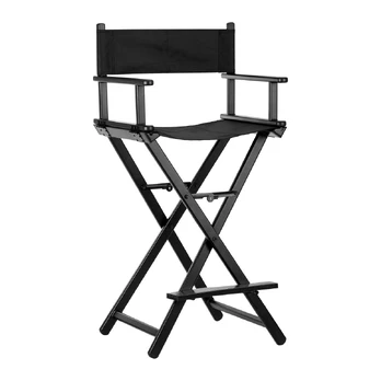 Makiažo kėdė MAKE-UP CHAIR ALU BLACK