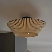 OSRAM lubų lempa Decor Stripes smėlio spalvos Ø 40,5 cm tekstilė E27