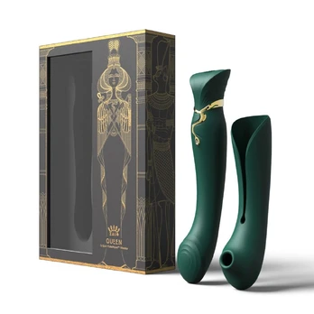 ZALO Queen PulseWave Intimate Device with Swarovski Accent - Gold Finish