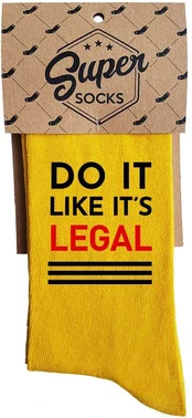 Kojinės "Do it like it's legal"