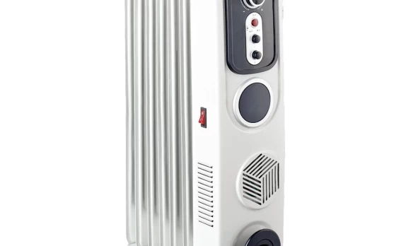 Tepalinis radiatorius HERVIN EQUIPMENT, 1500 W, 7 sekcijos, apšildomas plotas 20 m², su ventiliator