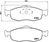 Stabdžių trinkelių rinkinys, diskinis stabdys BREMBO P 24 037 kaina