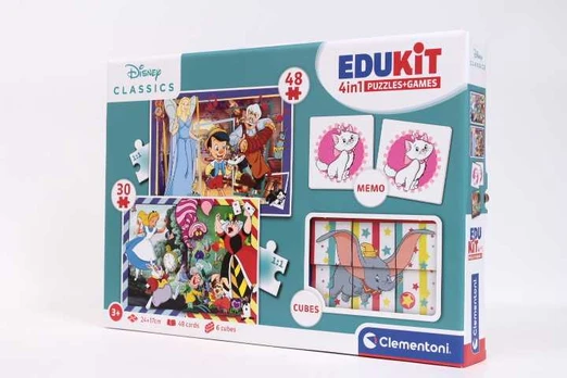 Clementoni CLE Edukit 4w1 Disney Classic 18290