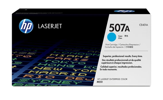 Tonerių kasetė HP CE401A, mėlyna
