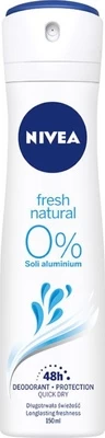 Purškiamas dezodorantas moterims Nivea Fresh Natural, 150 ml kaina
