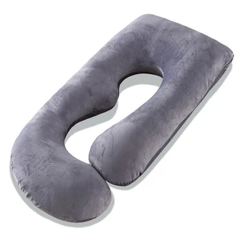Multifunkcinė nėščiosios pagalvė Momcozy U Shape, grey