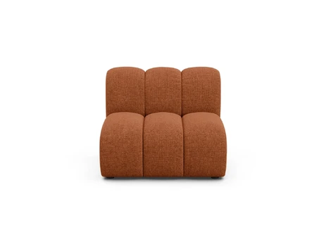 Modul Armless, "Lupine", 1 Seat, 92x95x70, Brick