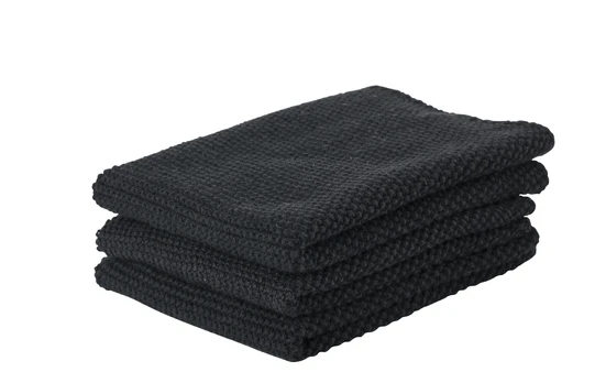 Zone Denmark - Kitchen Cloth 3 pcs - Black (330409)