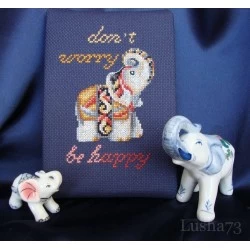 Figurines Elephant SANS-32 - siuvinėjimo rinkinys iš Andriana