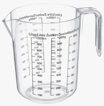 Matavimo ąsotis su skale Winder, 1 l
