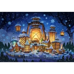 Deimantinis paveikslas Christmas Lights WD2387