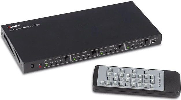 Lindy Matrica HDMI 4K, 4: 4 (38152)