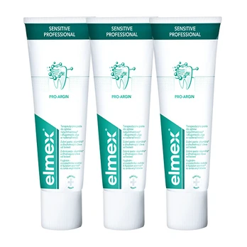 Elmex Toothpaste Sensitive Professional 3 x 75 ml 75ml Unisex