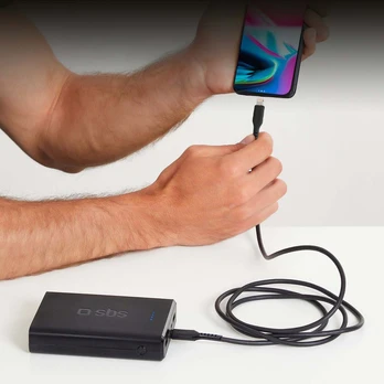 Kabelis USB-C - Lightning MFI SBS 1m juoda