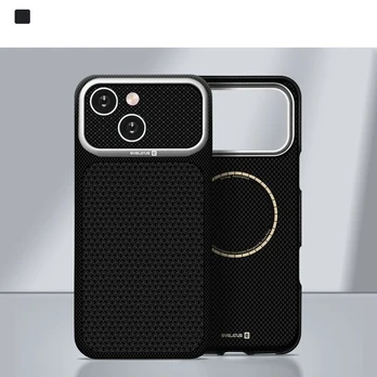 Nugarėlės dėklai Evelatus Apple iPhone 15 Carbon Premium Edition MagSafe case Black
