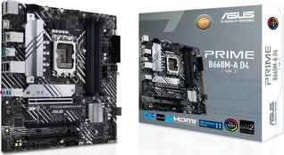 Pagrindinė plokštė ASUS PRIME B660M-A D4-CSM/LGA 1700/Micro-ATX/Intel B660 kaina