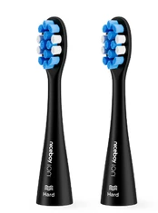 Dantų šepetėlis Niceboy ION Sonic Hard Replacement galvutė 2 vnt / juodas