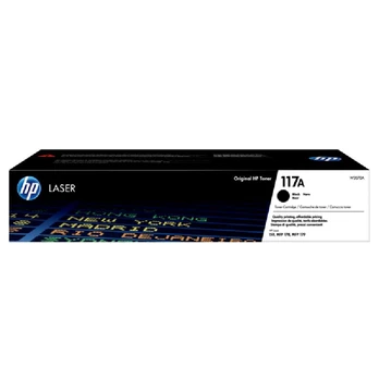 HP 117A Black Laser Toner Cartridge | W2070A