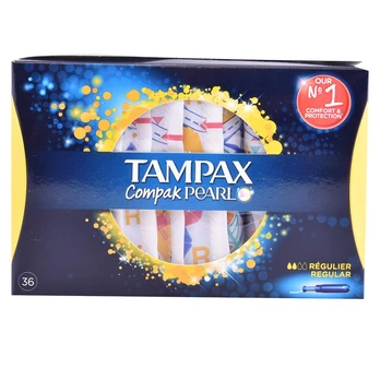 Tamponų pakuotė Tampax Pearl Regular, 36 vnt