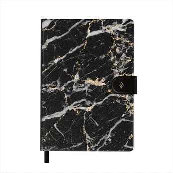 Make A Wish - Gold Marble Notebook, A5 (14.8 x 21cm) / Lined