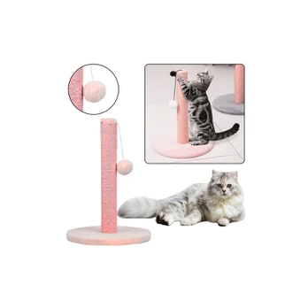 Lean Cat Scratcher Scratching Post Tower Rožinė 40 cm x 30 cm