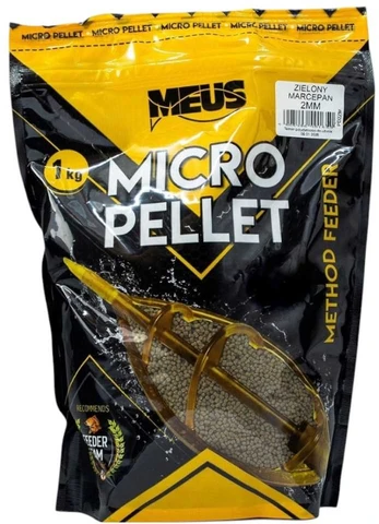 Peletės Meus Durus Micro Pellet 2mm 1kg - Žalias Marcepan