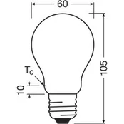 OSRAM LED lemputė E27 7,2W matinė 2700K 1521lm 2vnt