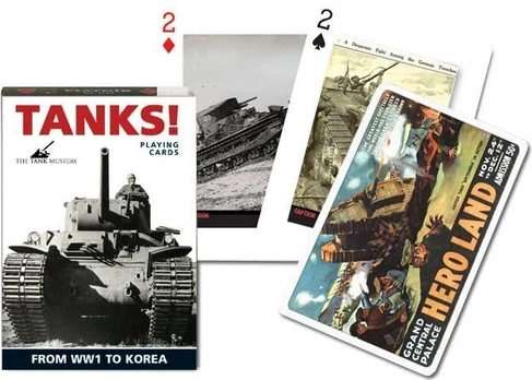 Žaidimų kortos Piatnik ,,Tanks!''