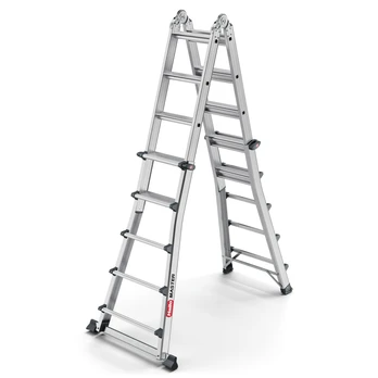 Daugiafunkcinės kopėčios Hailo Master M100 4 x 5 pakopos