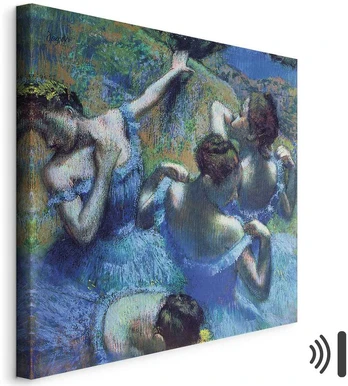 Artgeist Paveikslas - Edgar Degas – Mėlyna Dancers II