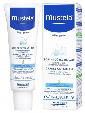 Kremas Mustela Cradle Cap Cream, 40 ml