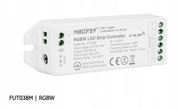 Fut038 - Mi-light - Rgbw Led juostos valdiklis