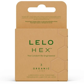 LELO - HEX ORGANIC CONDOM BOX 3 UNITS