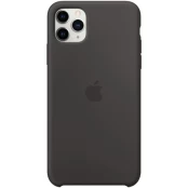 Dėklas originalus MX002ZM/A Silicon Apple iPhone 11 Pro Max juodas kaina
