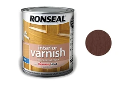 Greitai džiūstantis lakas RONSEAL Interior Varnish deep mahogany, 0,75 l kaina