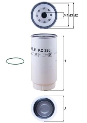 Kuro filtras KNECHT KC 296D