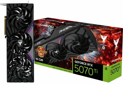 Vaizdo plokštė Gainward GeForce RTX 5070 Ti Phoenix-S GS, 16 GB, GDDR7
