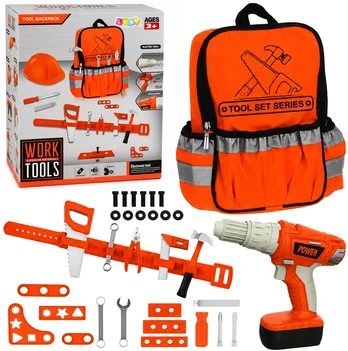 Lean Toys DIY Tool Backpack Baterija Powered Screwdriver Belt
